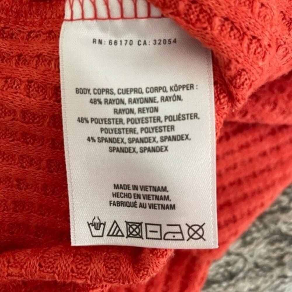 Anthropologie Akemi + Kin Woodruff Sweater in Orange L NWOT - Picture 5 of 9